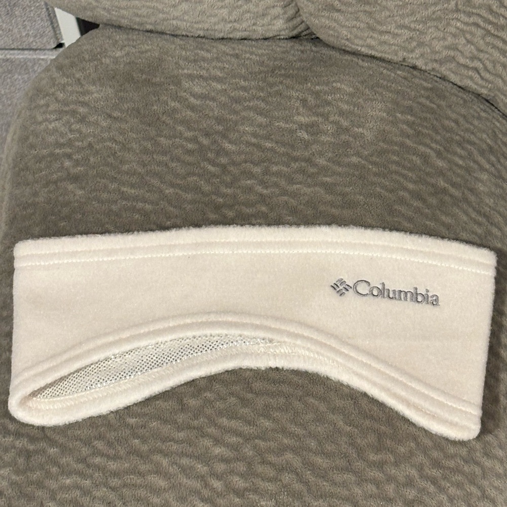 Columbia Cream Fleece Headband